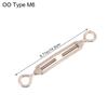 1Pc Oc/Oo/Cc Type M4 M5 M6 M8 Stainless Steel 304 Adjust Chain Rigging Hooks Eye Turnbuckle Wire Rope Tension Device