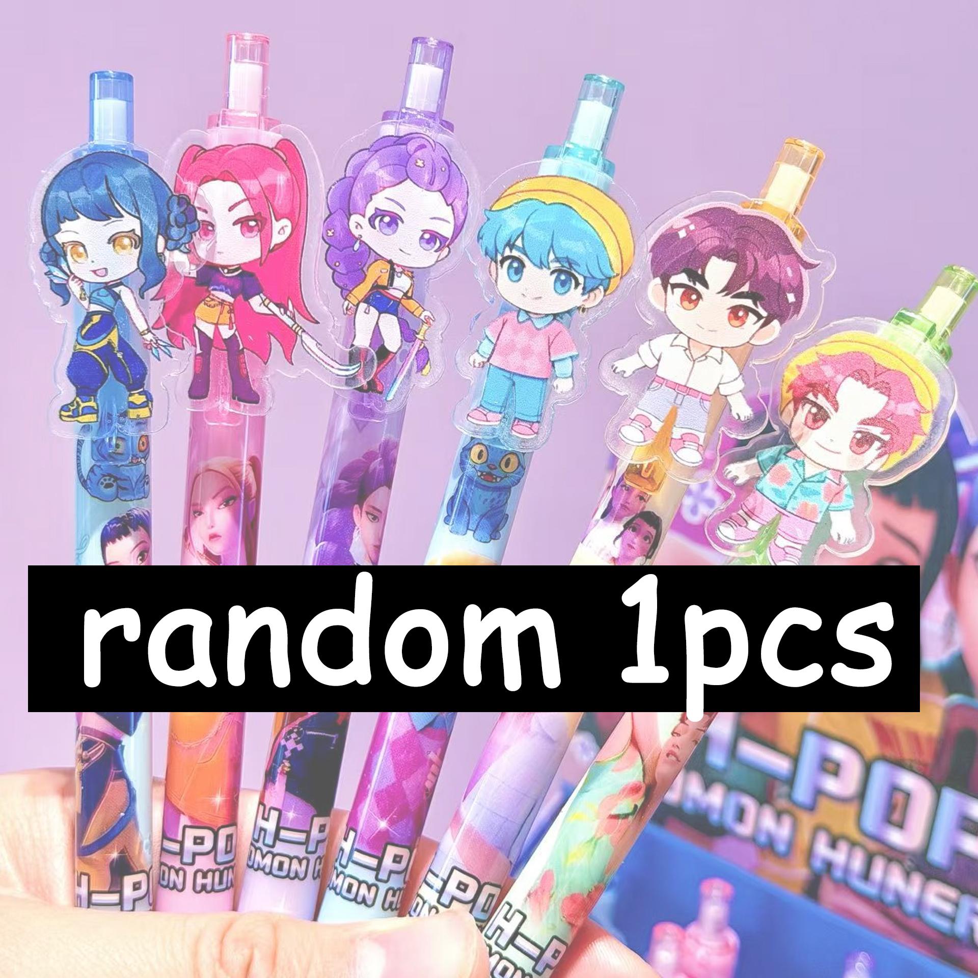 

Korean Pop Demon Hunters Gel Writing Tools Kawaii Stationery Animation Derivative Peripherals Back To School Supplies Office Supplies Present POPULAR