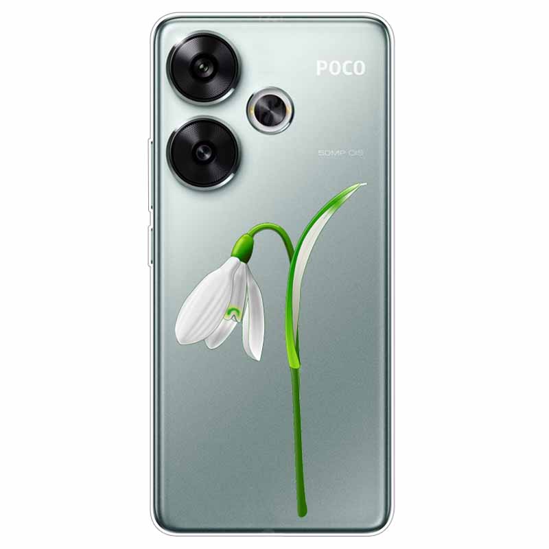 For Xiaomi Poco F6 Cases Soft Clear TPU Silicone Phone Back Covers For Xiaomi Poco F5 Cases Redmi Turbo 3 Transparent Protective Redmi Turbo 3