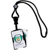 Specialist ID Metal Detector Safe Strap with Badge Holder Displays 2 Cards Double Sided Open Face Separation Cord Removable Plastic Clip Quick Release