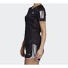 Adidas Own The Run Tee Running Sports Short Sleeve Women Tops Black FS9830