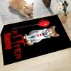 Custom Name Kitten Clown Balloon Theme Carpet Rug Customizable Soft Washable Anti-Slip Home Living Room Sofa Mats Personalized Rug. 0909106