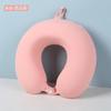 Ice Silk Cooling U-Shaped Neck Pillow Portable Foldable Comfortable Travel Support for Airplane Office Home Use
