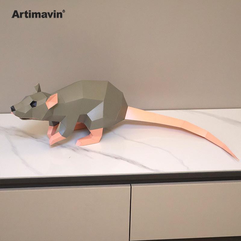 

Handmade Little Mouse Origami DIY Kit - Indoor Decoration & Stress Relief