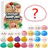 Giocattolo Spremi Gnocchi Calendario dell'Avvento Cartone Animato Panino al Vapore Sollievo dallo Stress Fidget Toy Scatola Conto alla Rovescia 24 Giorni Bomboniere per Feste