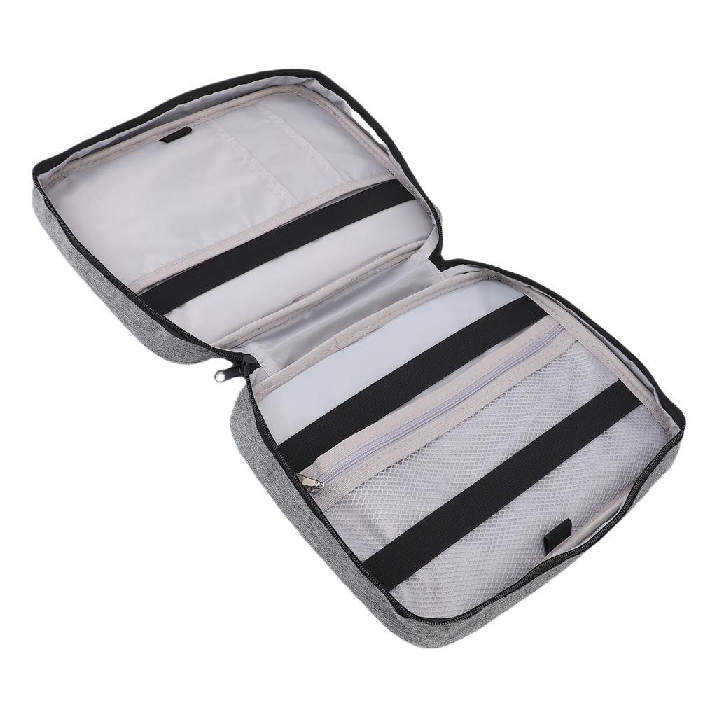 Schriftetui Wasserdichtes Oxford-Gewebe Schriftenschutzhalter mit Buchständer Mehrere Taschen für Stifte Notizbücher