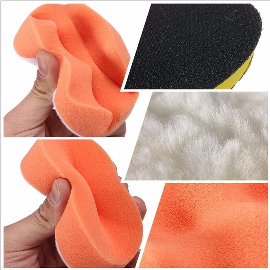 Universal 22PCS 3 Inch Polishing Pad Sponge Buff Buffing Kit Set with 1PC Cleaning Tool For Car Polisher