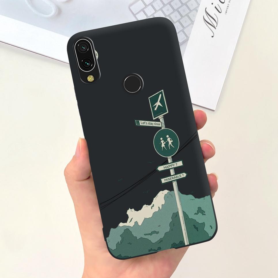 For Xiaomi Redmi Note 7 Case Note7 Pro Luxury Flower Marle Funda Soft Silicone Phone Cases For Redmi Note7 Redmi 7 Back Cover