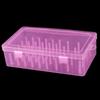 Sewing Threads Storage Box Transparent Bobbin Case for Easy Needle Wire Organizing Durable Ideal for Sewing Reels
