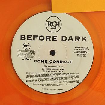 

12inch Record BEFORE DARK Come Correct RDAA65599 RCA 1998 US Rap HipHopRB Used
