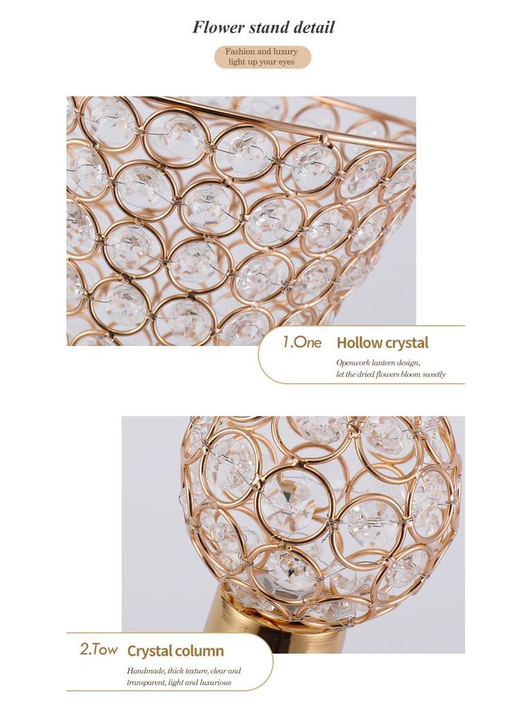 European Candlestick Vase: Metal Trophy Ornament for Home, Church, Restaurants.