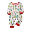 Print Cute Family Set Pajamas, Home Clothes, Family Set Long Sleeve Top Pants Set