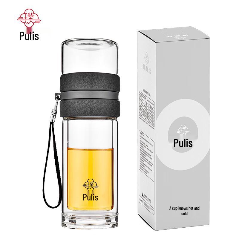 

PLS8063 Double Wall Glass Tea Infuser Bottle