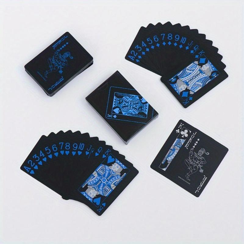 Premium Waterproof PVC Playing Cards with Box - Perfect for Parties, Games, Cardistry & Magic Tricks!