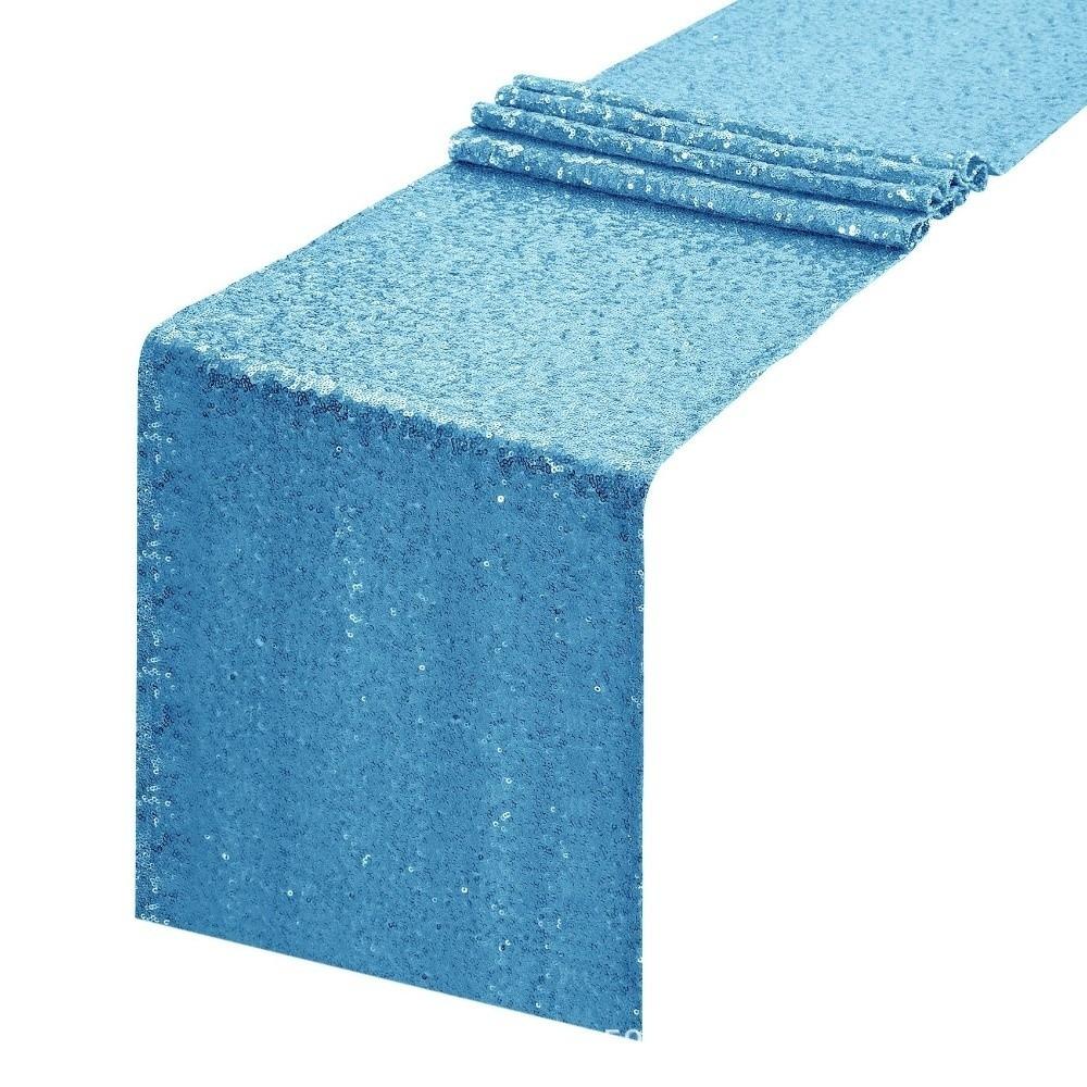Glitter Table Runner Metallic Dining Table Decoration 180x30cm Long Tablecloth  Baby Shower