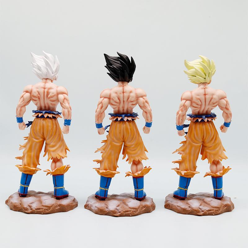 28cm Dragon Ball Z Figure Goku Anime Figures Super Saiyan Goku Gk Statue Gokou PVC Model Toys Doll Collectible Gifts