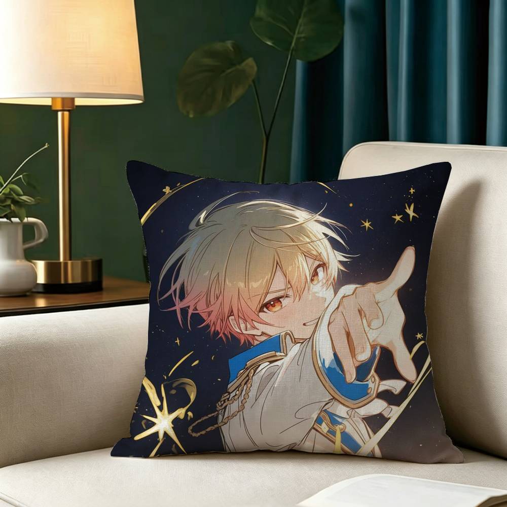 T-Tenma T-Tsukasa Square Double-Sided printed Pillow Case Bedroom Bedside Pillow Sofa Cushion Cover