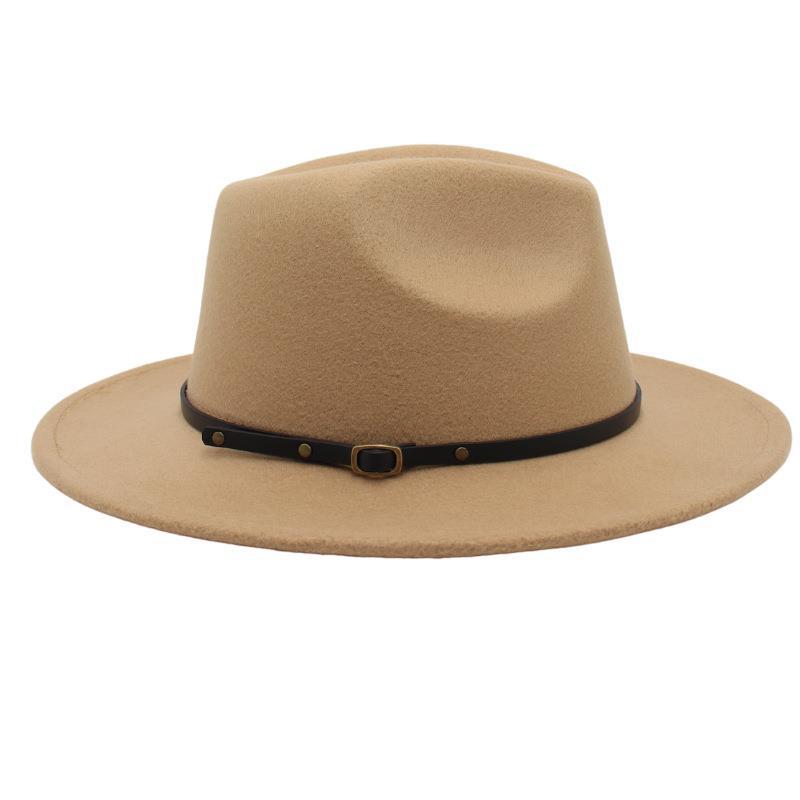 Chapeau de Cowboy pour Homme Facile à Porter 56-58cm Unisexe Large Bord Chapeau de Cowboy Flexible Chapeau de Cowboy pour Femme Pour un Super Cadeau