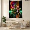 Power Rangers 2D Flat Adventure Tapestry Tapestry Background Cloth Wallmounted Atmospheric Background Cloth Work Of Art Wall Covering Decoration