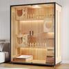 Wooden Indoor Cat Villa: Multi-Functional Pet Cabinet Shelter and Bed