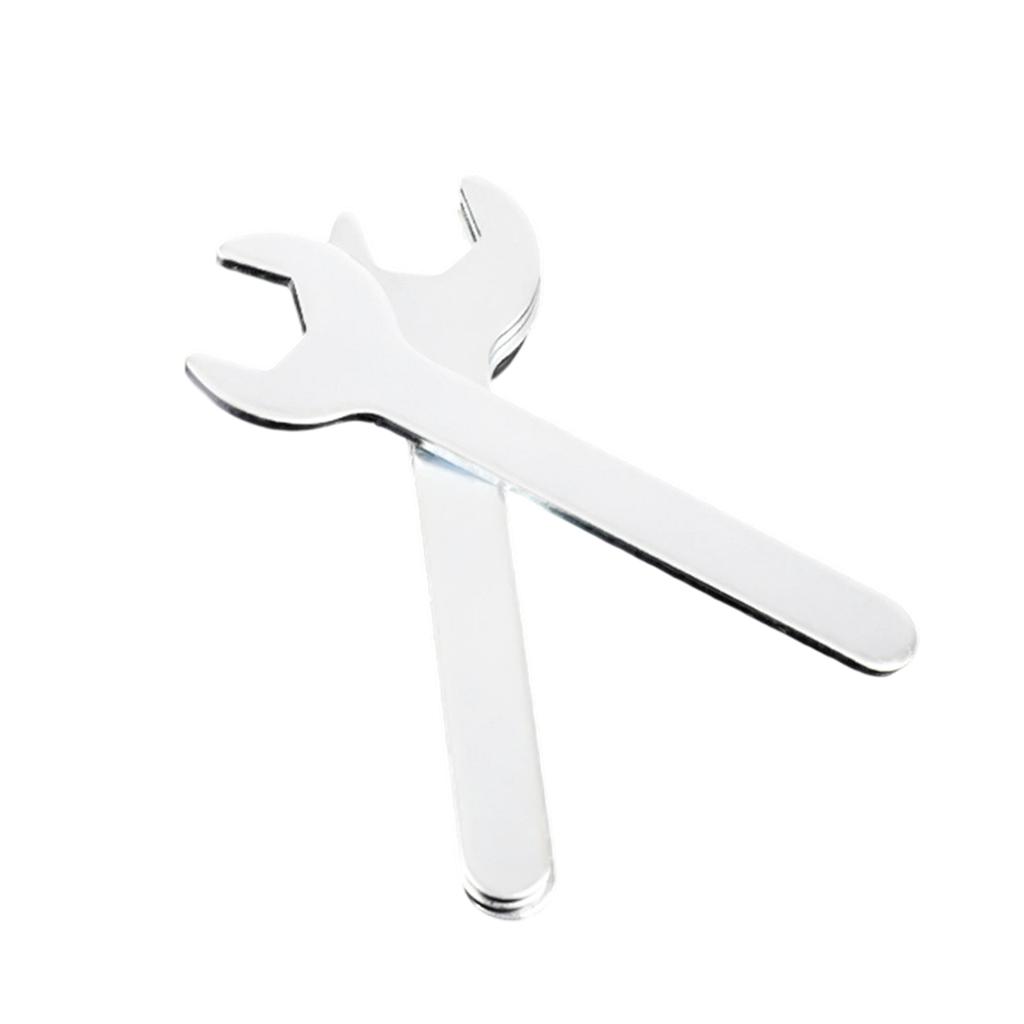 Thin Zinc Plated Open End Wrench With Ergonomic Handle Flat Wrench For Tight Spaces And Secure Bolt Grip