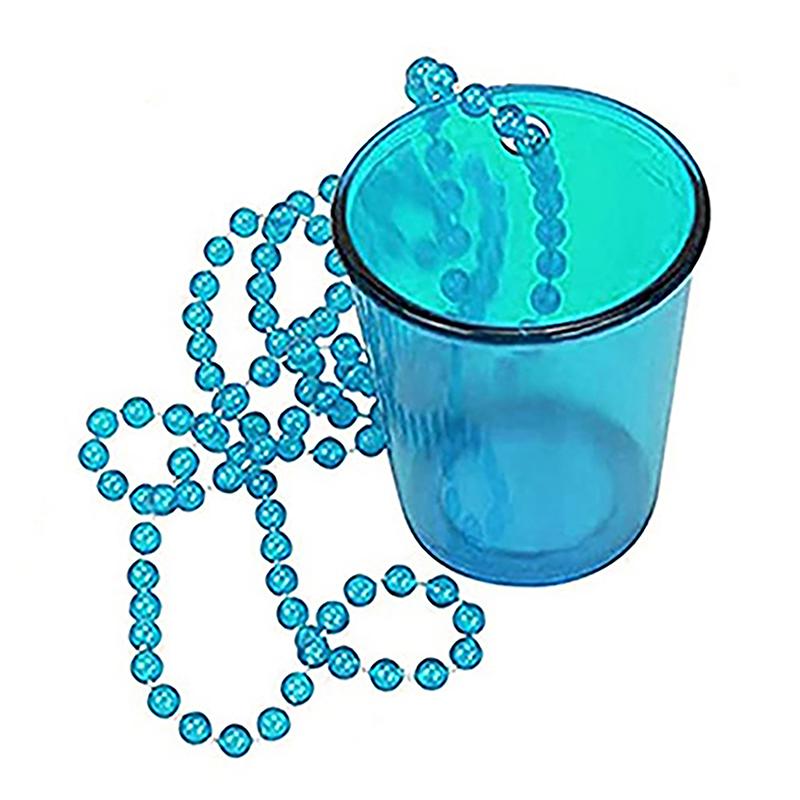 Rozlučka se svobodou Nevěsta Party Panákové skleničky Náhrdelník Kelímky Plastová panáková sklenička Na korálkovém náhrdelníku Na narozeniny Svatba