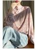 2024 Spring/Summer Women's Chinese Style Satin Jacquard Stand Collar Shirt