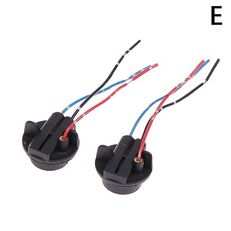 2Pcs 1156 BA15S BAU15S 1157 BAY15D Lamp Holder Bulbs PY21W P21W Adapter Base Socket For Turn Signal Headlight Light