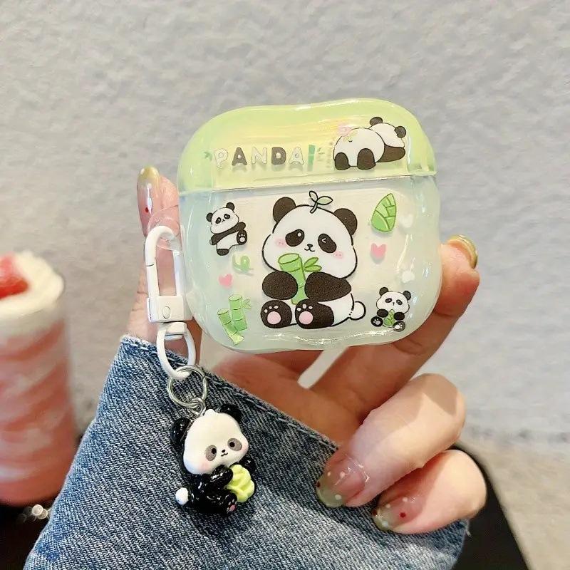 IMD Apple AirPodsPro Earphone Cover 111 Wireless Bluetooth Case Charging Compartment Anti-drop Cute Cartoon Panda