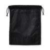 MUJI Polyester Mesh Drawstring Bag Double Type S 20×25×10cm Black 84473999