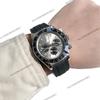 Pánské automatické mechanické chronografové hodinky Lao Jia Di Na Luminous Water Ghost se třemi ciferníky a šesti ručičkami.