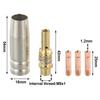 1 Set Welding Nozzle MIG Contact Tip Consumables MIG Welding MB15 15AK Contact Tip 0.6/0.8/0.9/1.0/1.2mm