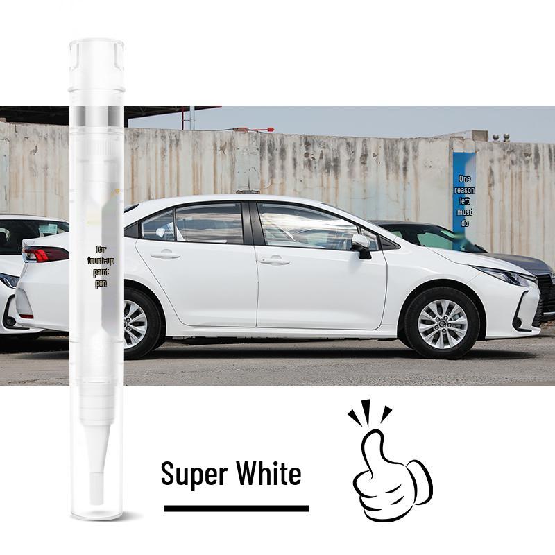 Toyota Touch-Up Paint Pen for 8th Gen Highlander, Camry, Corolla, Levin, RAV4 - Pearl & Black/White