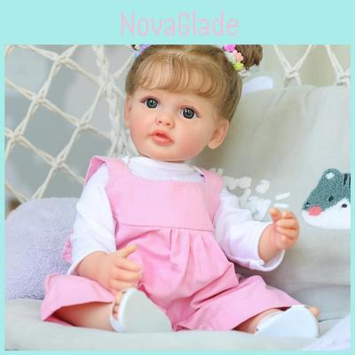 Wiedergeborene Silikond Puppe 55cm Blutgefäße Sichtbar Mit 3D Haut Für Sammler Und Pädagogische Zwecke