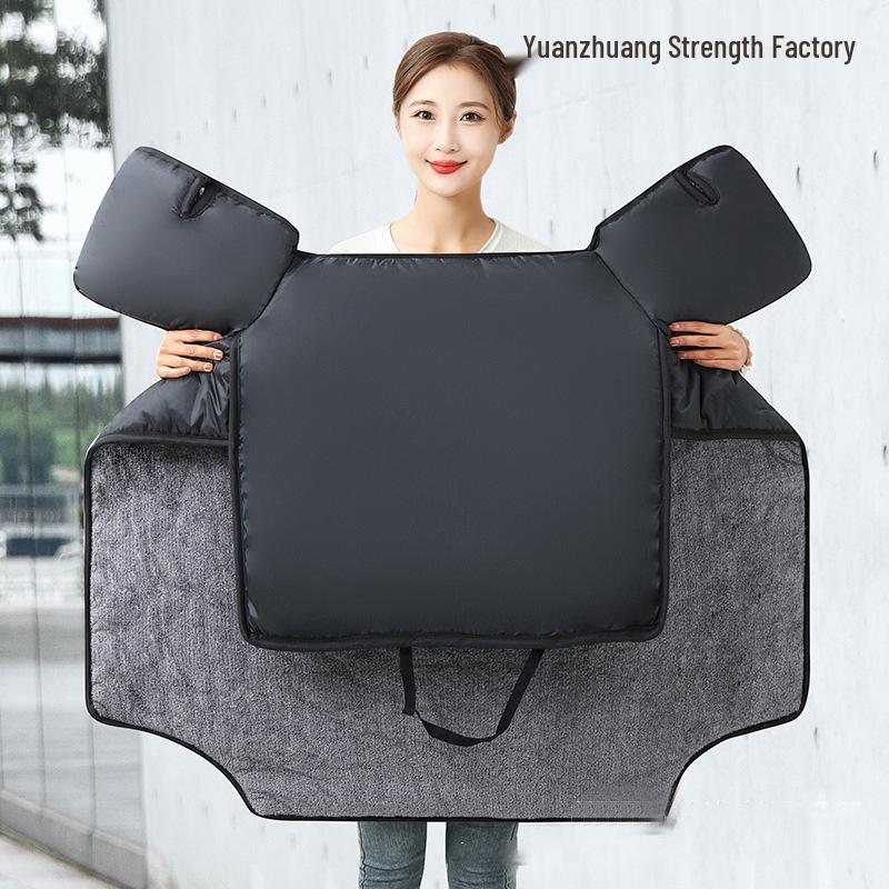 Thickened Fleece-Lined Cartoon Windshield for Electric Vehicle/Motorcycle Standard