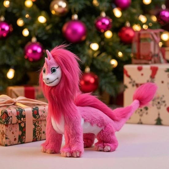 Cartoon Dragon Plush Toy, Soft Stuffed Animal Doll, Cuddly Creature for Kids, Birthday Gift for Boys Girls, Cute Decoration for Bedroom