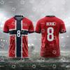 2026 Camiseta de fútbol de la selección nacional noruega Kit de Partido y Entrenamiento Ropa Deportiva de Verano Camiseta para Hombre Ropa Infantil Camiseta Mujer