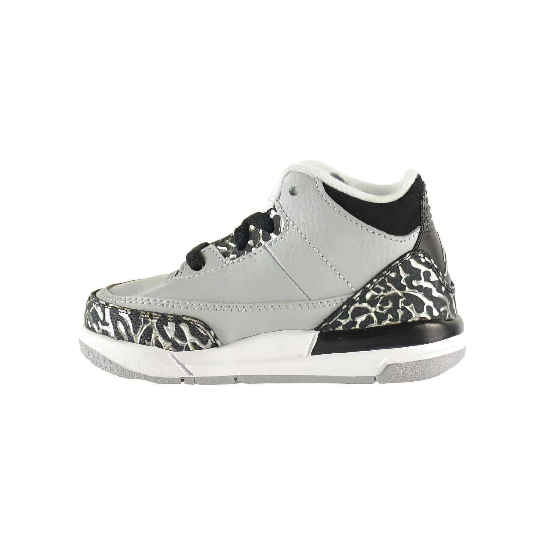 

Jordan Air Jordan 3 Retro BT Cushioning, Wear Resistant Mid top Toddler Shoes Gray Infant And Toddler 832033-004 21