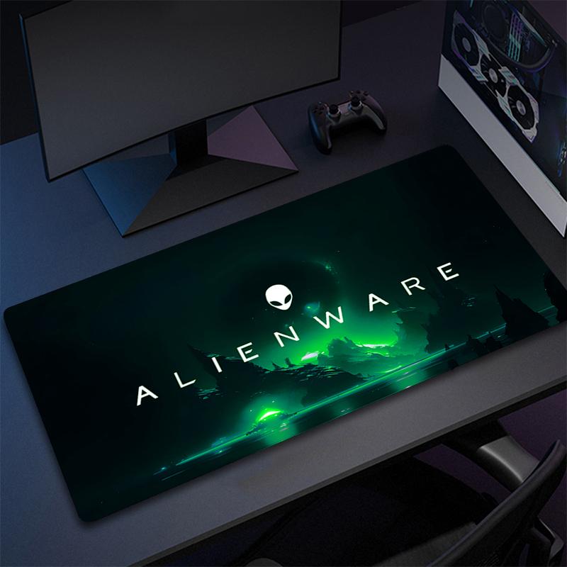 Alienware Rgb Mouse Pad Gaming Desk Accessories Deskmat Keyboard Mat Mousepad Gamer Mats Anime Mause Pc Pads Carpet Kawaii Large