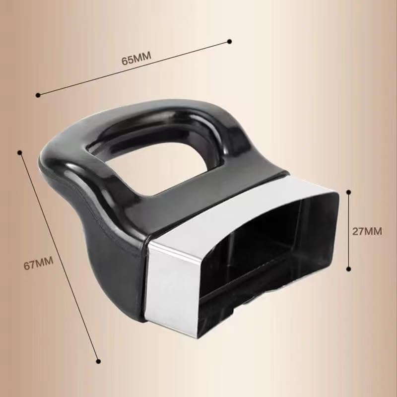 2 Pcs Black Replacement Handles for Pots, Metal Pressure Pan Handle Ear Replacement Universal Pan Side Handle for Home Kitchen Cookware