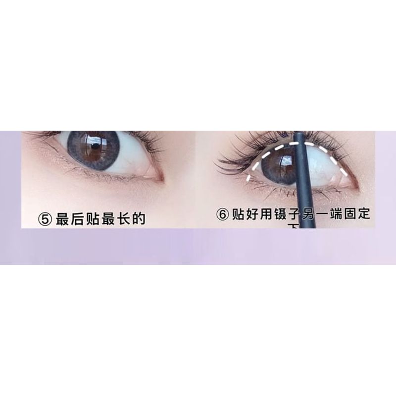 LuxeFlutter - Glue-free False Eyelashes Clusters