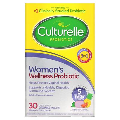 Probiotic, Women's Wellness Probiotic, Mixed Fruit, 30 Chewable Tablets