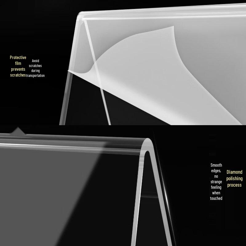 Acrylic Double-Sided Table Sign Holder