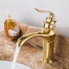 Luxus Waschtischarmatur Moderne Badezimmer Waschtischarmatur Gold Heiß Kalt Mischbatterie Waschtischarmatur Einhebel Küchenzubehör