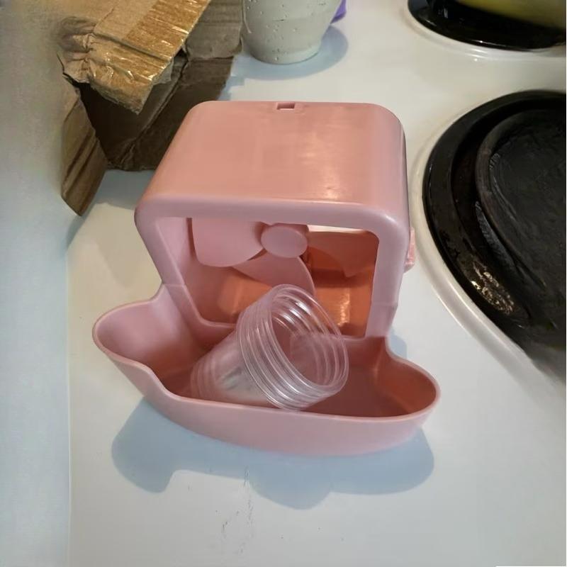 Portable Fan Cooler, Using Ice Mist Cooling Technology, No Battery Required, Hook-Type Installation, for Home, Office Use.
