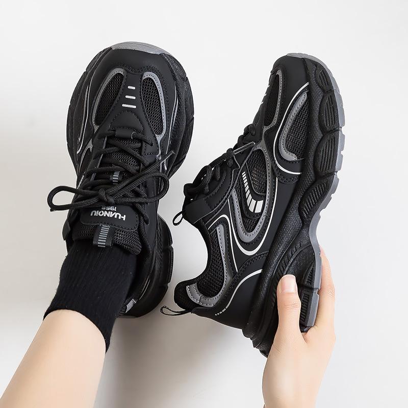 Глобальные ретро сетчатые дышащие папины кроссовки 22 новые высокоценные весенне-летние увеличивающие рост спортивные туфли 35