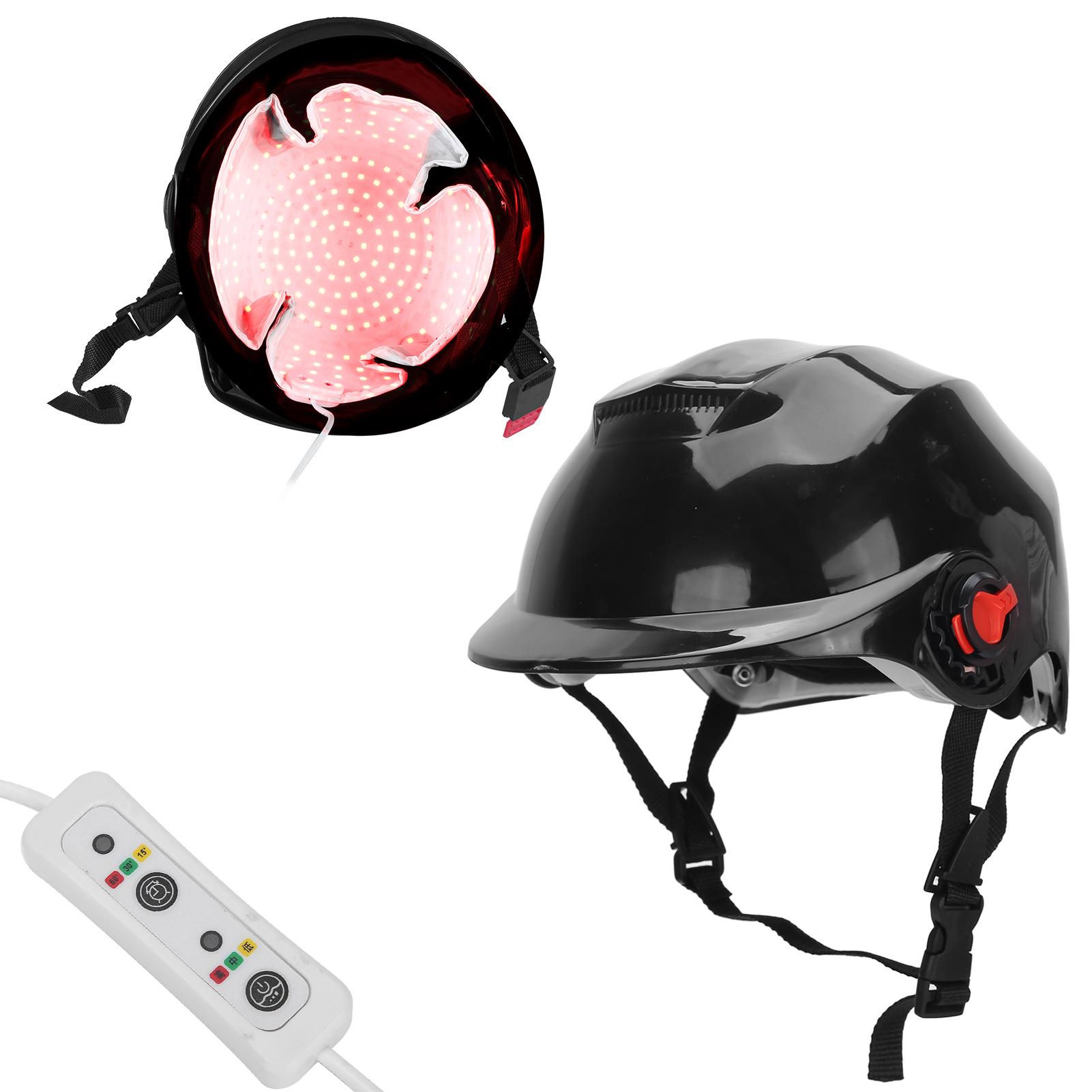 

240 шт. Ламповые бусины для роста волос, шлем для лечения выпадения волос, устройство для светотерапии, черный цвет