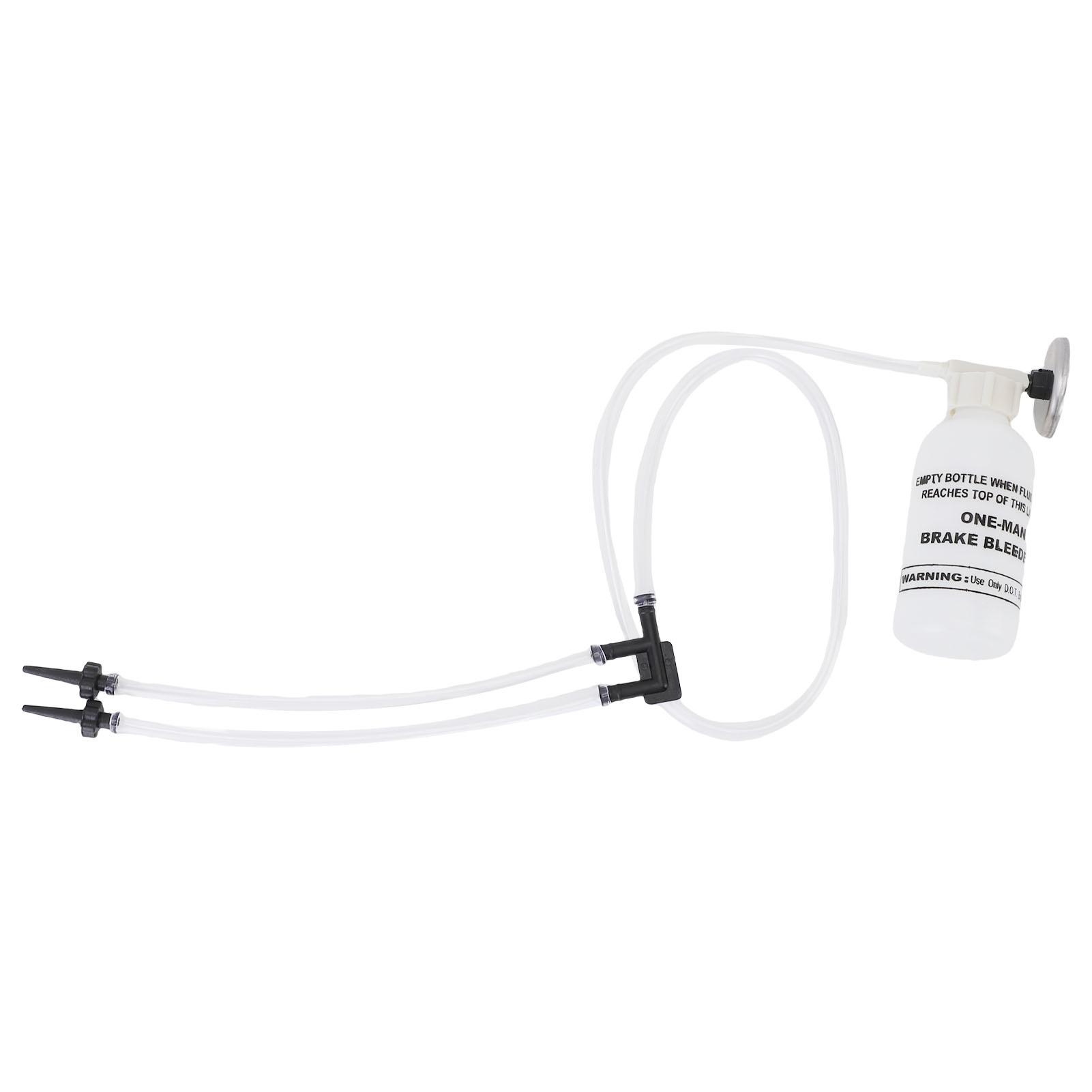 

Набор для прокачки тормозов одним человеком, резиновая бутылка для прокачки тормозов с прозрачной трубкой и разъемом для автомобиля