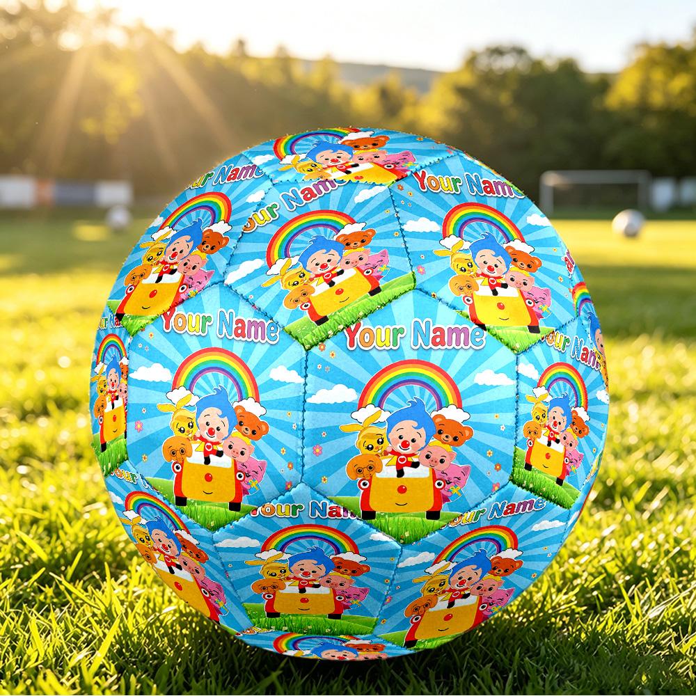 Custom Name Text Size 5 Football,El Payaso Plim Plim Standard Training Soccer Ball
