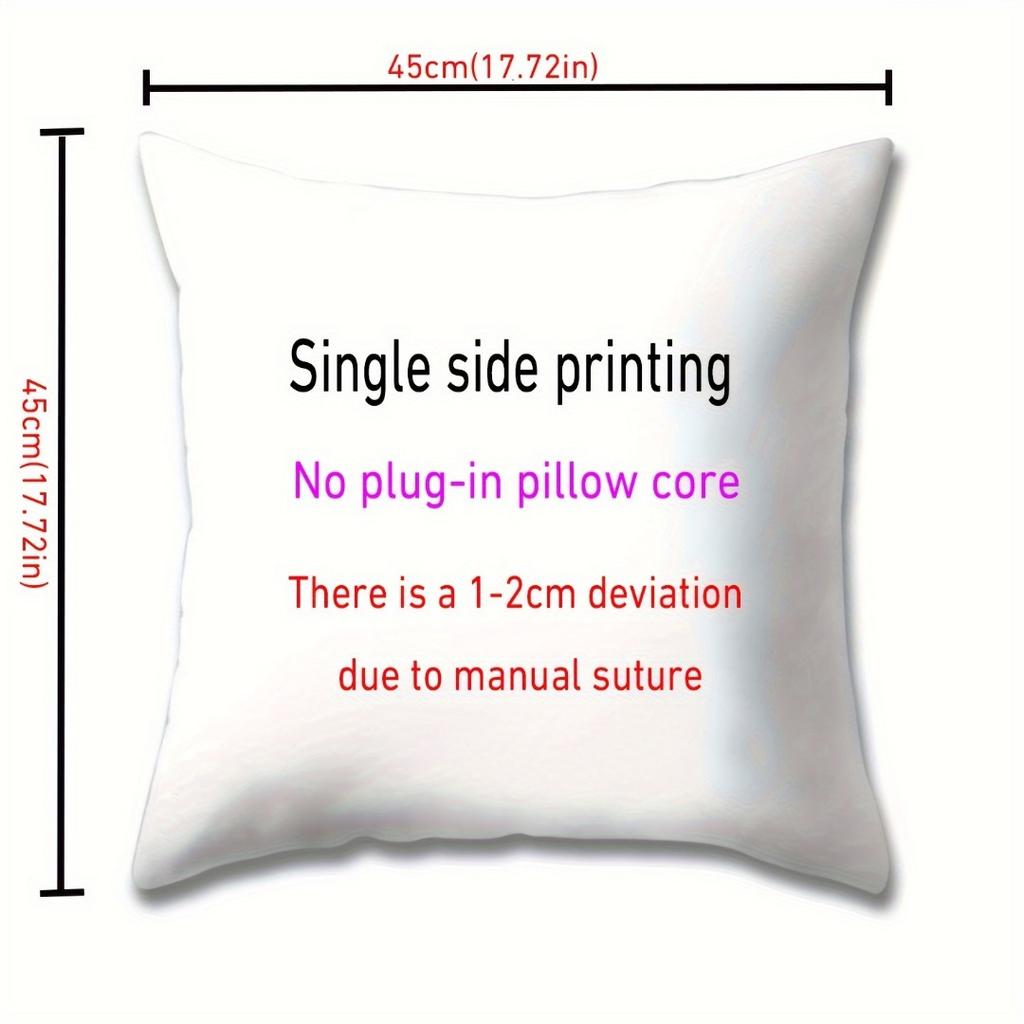 1pc Red Christmas Cushion Cover Snowman Santa Claus Durable Cover 2025 New for Home Ornament Xmas New Year Christmas Decor